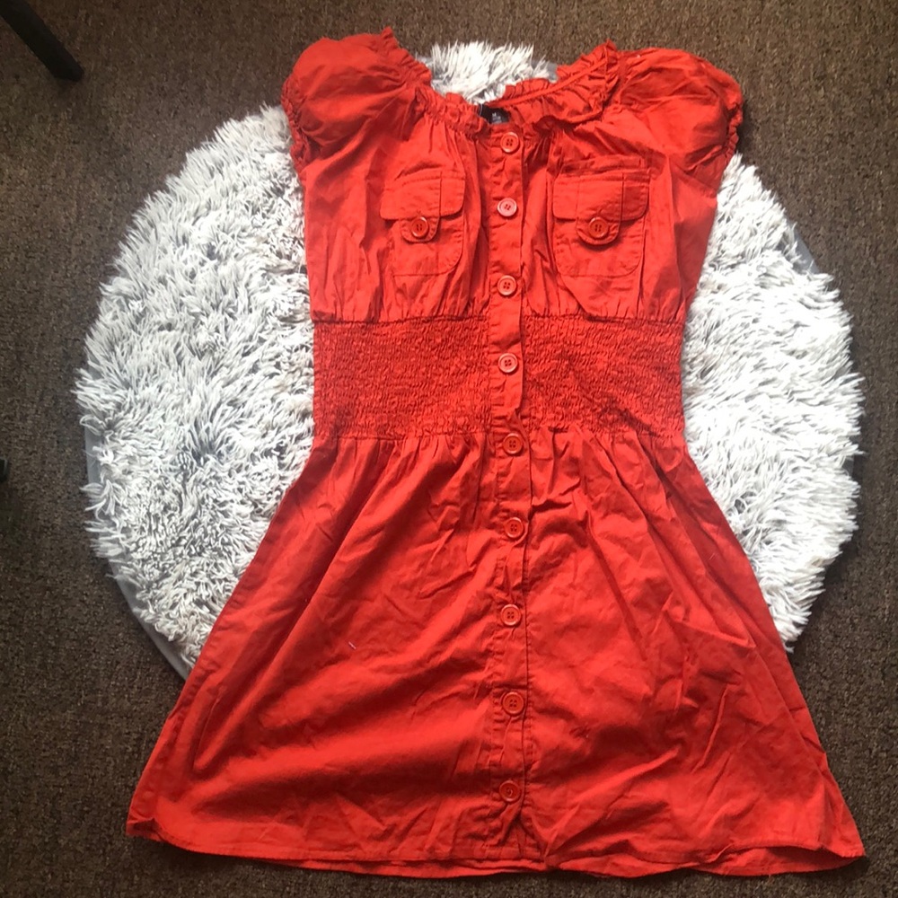 Burnt orange dress
